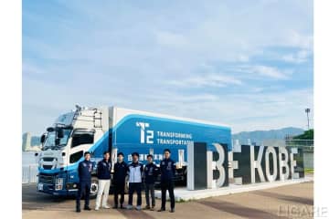 T2、自動運転トラックで国内最長500km走破に成功 神戸市と輸送拠点の開発で連携開始
