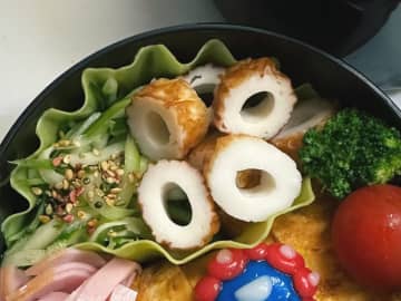 中１息子「キャラ弁作って」　リクエストに全力で応えた弁当がこちら