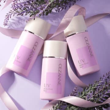 セザンヌ「皮脂テカリ防止下地」の"ピュアラベンダー"が定番化してる！透明感＆血色感が欲しい人必見の優秀カラー。