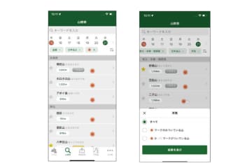 tenki.jp 登山天気、晴れる山を検索する「晴れ山フィルター」