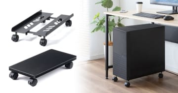 耐荷重50kgのPCワゴン、重量級デスクトップでも安心
