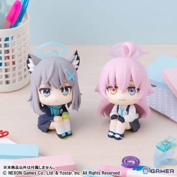 「ブルーアーカイブ」よりシロコとホシノが「るかっぷ」シリーズに登場！見上げる姿やサイズ感がデスクにぴったり