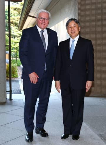 陛下、ドイツ大統領と会見　戦後80年「次世代に継承」