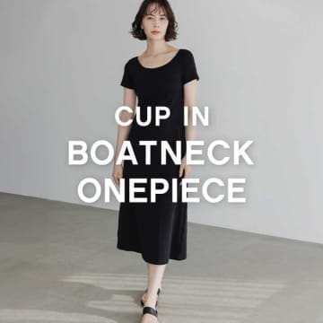 シルエットにこだわった、BAMBI WATERの｢カップ付きワンピース｣で夏を快適に♡