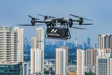 中国・武漢にドローン拠点「漢商低空港」　低空物流航路10本新設