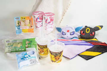 イーブイの進化系「ブイズ」がファミマに大集合！ コラボメニューが発売