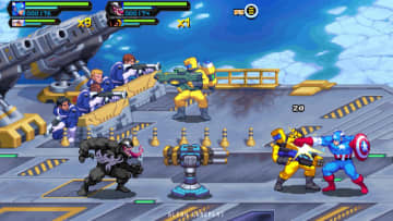 2人のマーベルヒーローを操作してスカッと爽快『Marvel Cosmic Invasion』先行体験レポーマーベル公認でホットドッグを拾い食いするキャプテン・アメリカが見れるのはこのゲームだけ！