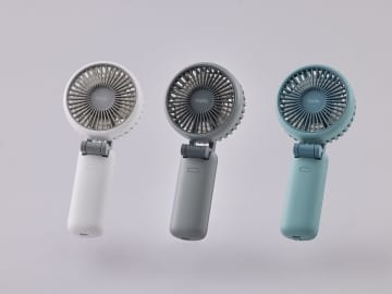 カドー初のハンディファン　独自ハイブリッド技術で強い風