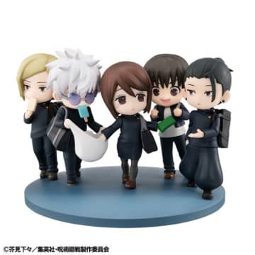 五条悟、夏油傑たちの青春の一コマがフィギュアに　『呪術廻戦』エンディング映像をイメージ
