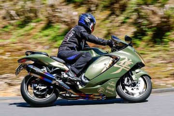 AELLA からスズキ ハヤブサ用カスタムパーツ13アイテムが発売！ 北川圭一氏によるデモ車試乗インプレを公開