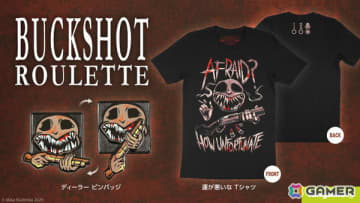「Buckshot Roulette」と「RimWorld」のグッズがFangamer Japanにて発売！Tシャツやデスクマットなど4つのグッズが登場