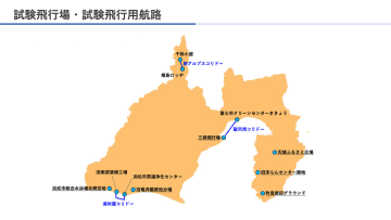 静岡県、次世代エアモビリティの実証フィールドを選定