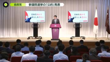 「日本を動かす暮らしを豊かに」自民党が参院選の公約発表