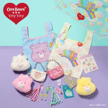tiny tiny×ケアベア™のコラボ♡ポーチや傘が乙女心くすぐるかわいさ