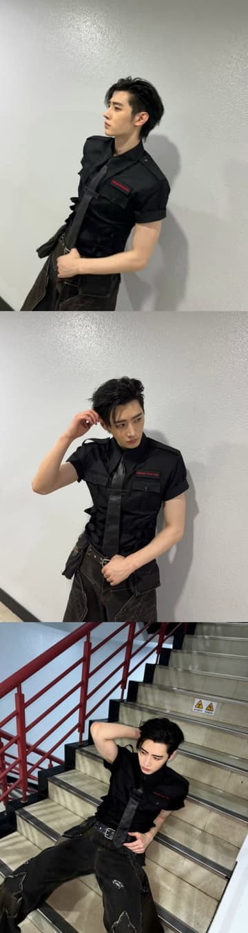 「腕の筋肉が…」ENHYPEN・ソンフン、“爆イケ”オーラ全開のワイルドビジュアルに反響【PHOTO】