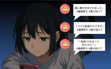 【漫画】苦しみを吐き出していた裏垢が母にバレた【あなたの知らない衝撃体験Vol.37】