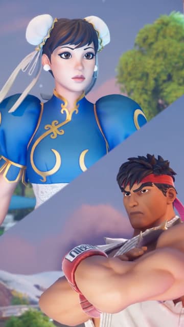 「フォトナ」、「ストリートファイター」コラボスキンを6月21日に再販