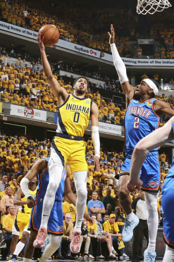 NBAペーサーズ快勝、最終戦に　決勝第6戦、年間王者決定へ