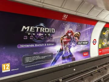 『メトロイドプライム4 ビヨンド』がすでに発売中？ロンドン地下鉄で広告が発見される