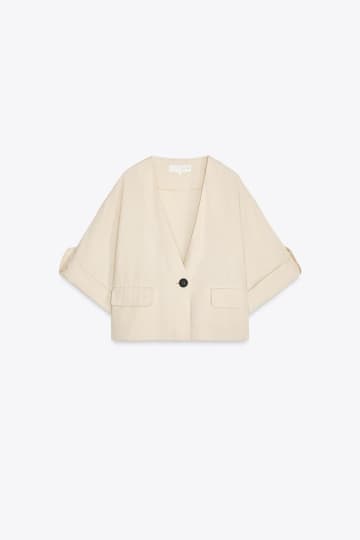 【ZARA】毎日使える！「半袖ジャケット」