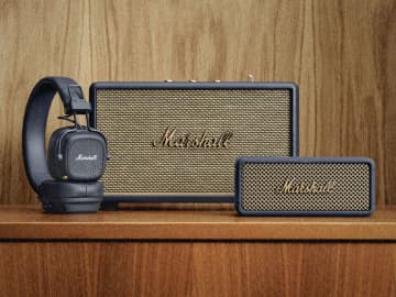 Marshall、ヘッドフォン「MAJOR V」とBTスピーカー2種に新色「Midnight Blue」