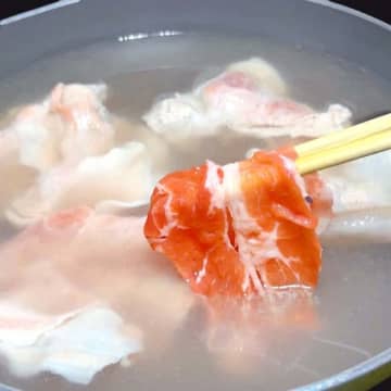 【豚しゃぶはこうすると全然違う！】いつものゆで方、ちょっと変えるだけで激変！