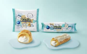 「ちいかわ」暑い夏にむちゃうま！“ヨーグルトシュークリーム”イメージのコラボスイーツ登場
