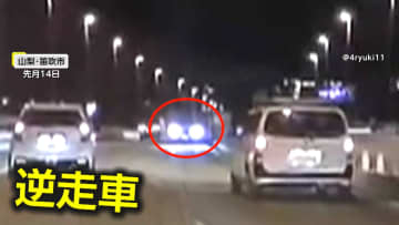 「テレビでやっとるやつが自分の身に起こるとは」“逆走車”が驚きの行動に！気づいてバックも中央分離帯にガリガリ　山梨・三重