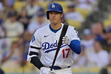 大谷翔平、6試合ぶり26号なるか　前日には背中に死球、患部に湿布も…「1番・DH」で出場