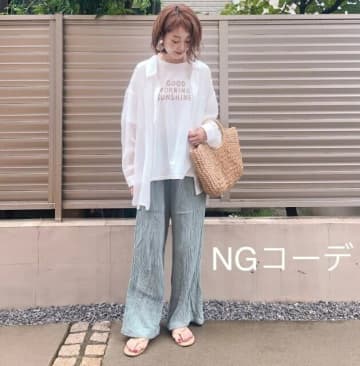 「透けアイテム」の中って何が正解？！やっちゃいけないNGコーデ＆おしゃれで涼しげOKコーデ