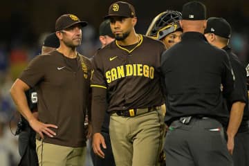 大谷に死球のスアレス一夜明け釈明　故意の指摘に「言いたいことを言えばいい」「ただ試合を締めようとした」