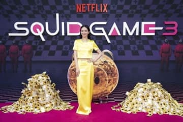 パク・ギュヨンが『イカゲーム3』で放つオーラ、ロンドンプレミアで見せた確かな輝き