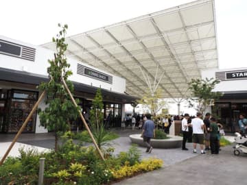 三井アウトレット木更津　第4期増床23日オープン　店舗数日本一330店、スケボー場も