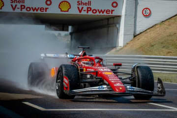 2026年F1雨天用タイヤテストが終了。フェラーリのルクレールがフィオラノで走行