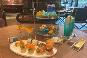 【メルキュール東京日比谷】世界を旅する！“青空や海”テーマのアフタヌーンティーを体験レポ