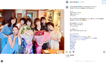 松本伊代、60歳の誕生日をレジェンドアイドルたちが祝福　早見優、堀ちえみ、薬丸秀美、KAORUKOら大集合