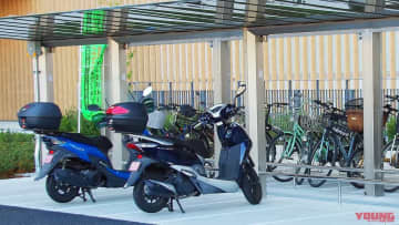 [バイク駐車場問題]千葉市の拡充取り組みを調査：125ccバイクを駐輪場へ積極的に受け入れていた