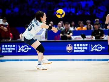 女子日本代表がVNL2025第2週大会のメンバーを変更　福留慧美に代えてタイ戦出場の西崎愛菜を登録
