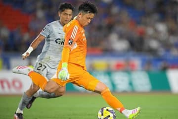 岡山に敗戦も、試合内容では圧倒。アタッキングフットボール復活へ、マリノスGK飯倉大樹は手応えを示す「これなんじゃないかというサッカーができた」