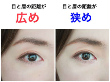 目と眉の距離を近づければ誰でも美人見え！黄金バランスアイメイクのコツ
