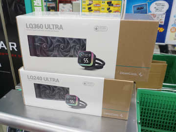 DeepCoolの簡易水冷クーラー「LQ ULTRA」が発売、ウォーターブロック部にデジタルパネル搭載