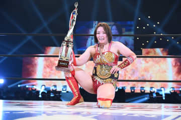 【スターダム】Sareeeが朱里を撃破し悲願のIWGP女子王座初戴冠！“太陽神”が32分超の激闘制す「誰に何と言われようが、自分を信じてここまでやってきた」