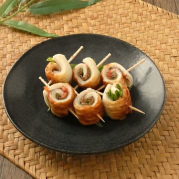 材料3つ！ちくわの梅しそ巻き