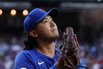 今永昇太の仕草に米実況席も笑い「ほら、見て！って…」　3秒硬直→珍しい三振劇に満面の笑み