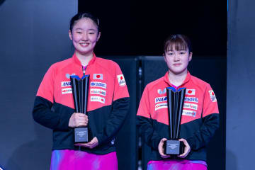 【女子ダブルス表彰式】優勝：張本美和/大藤沙月｜WTTスターコンテンダーリュブリャナ2025