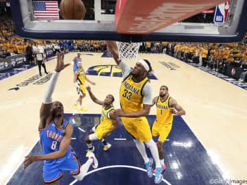 ペイサーズのマイルズ・ターナーが今年のプレーオフでNBA史上初のスタッツラインをクリア