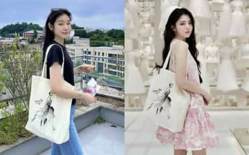 キム・ヨナ＆ハン・ソヒが着用するディオールのエコバックが話題