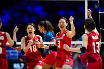 バレー日本女子がチェコにストレート勝利！石川真佑が最多17得点、和田由紀子は16得点の活躍。通算６勝２敗で日本ラウンドに弾み【ネーションズリーグ】
