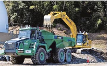 鹿島／自動化施工システムで盛り土作業の自動化実現、造成工事の生産性向上へ