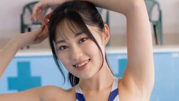 藤原ナミ、大好きな競泳水着